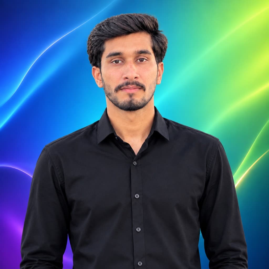 Ameer Hamza, Frontend Developer at Inverzo Tech
