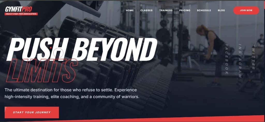 Website screens from a product we built