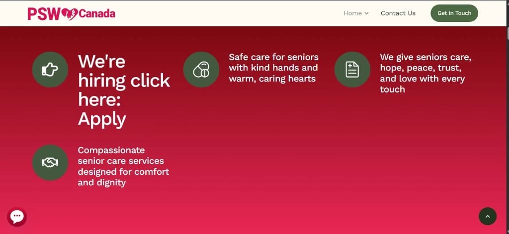 Website screens from a product we improved